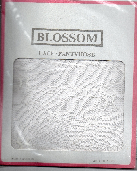 (image for) Blossom Lace Pantyhose in White